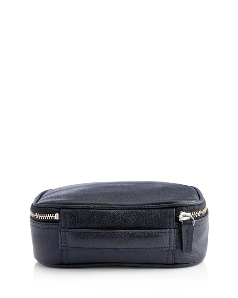 Leather Tech Accessory Travel Storage Case