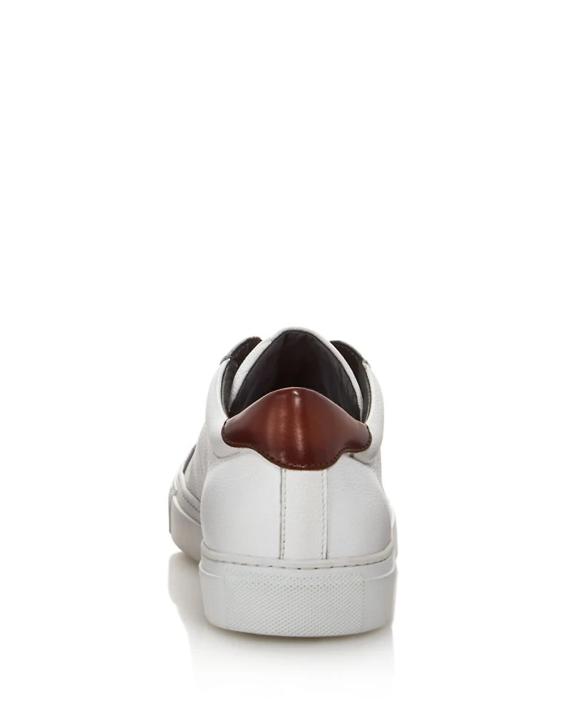 Men's Knox Leather Low-Top Sneakers