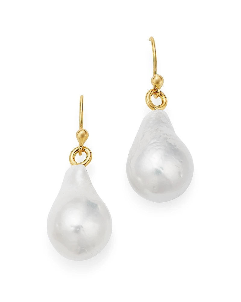 Bloomingdale's Fine Collection Cultured Freshwater Baroque Pearl Drop Earrings