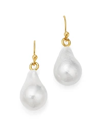 Bloomingdale's Fine Collection Cultured Freshwater Baroque Pearl Drop Earrings