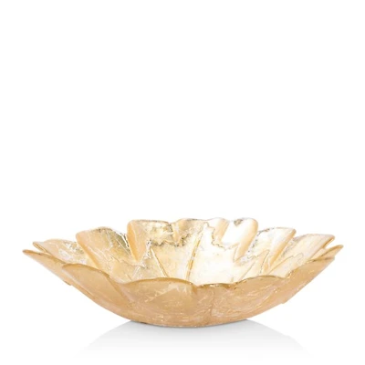 Moon Glass Leaf Medium Bowl