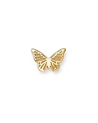 Zoe Chicco 14K Yellow Gold Single Itty Bitty Butterfly Stud Earring