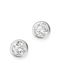 Bloomingdale's Fine Collection Diamond Bezel Set Stud Earrings