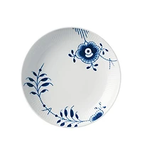 Blue Fluted Mega 9.75" Shallow Bowl