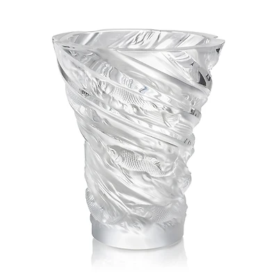 Lalique Carpes Koi Vase