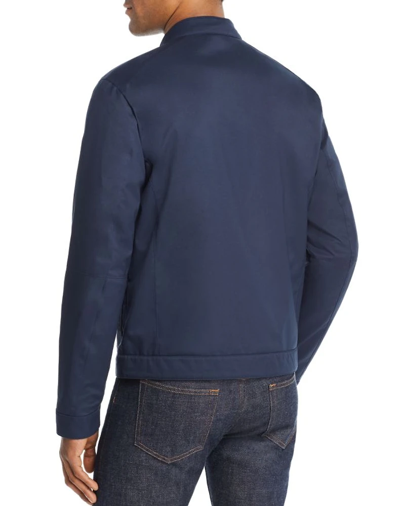 Zip-Front Racer Jacket