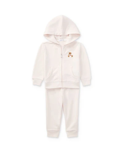 Girls' French Terry Hoodie & Pants Set - Baby