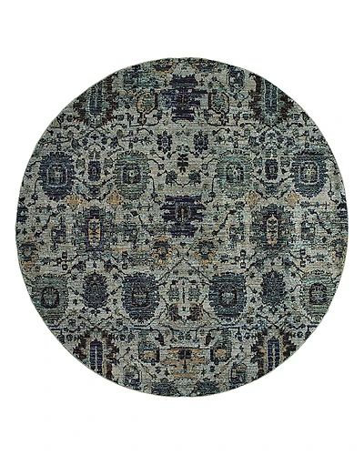 Oriental Weavers Andorra 7120A Round Rug, 7'10 x 7'10