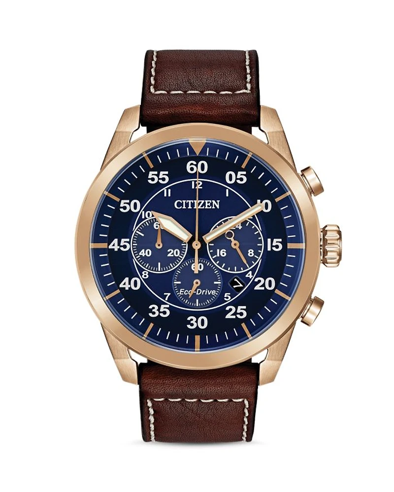 Avion Eco-Drive Chronograph, 48mm