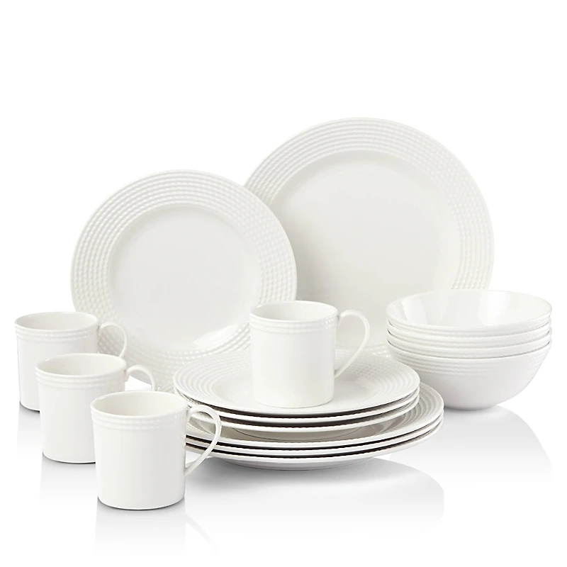 kate spade new york Wickford Dinnerware Set, 16 Piece