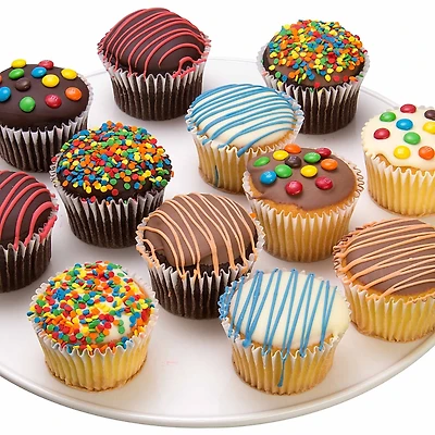 Chocolate Covered Company Birthday Cupcakes, 12 Piece