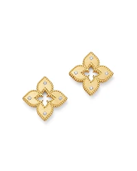 Roberto Coin 18K Yellow Gold Venetian Princess Diamond Stud Earrings