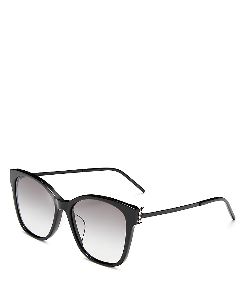 Saint Laurent Square Sunglasses, 56mm