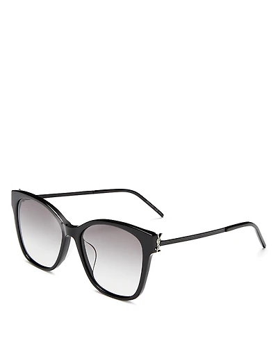 Saint Laurent Square Sunglasses, 56mm