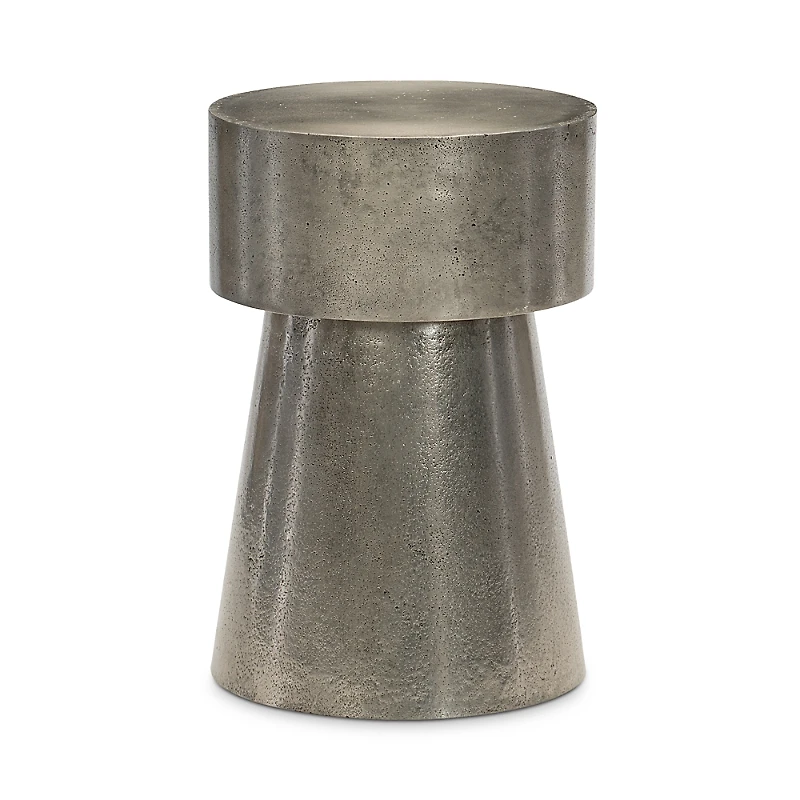 Bernhardt Linea Metal Round Chairside Table