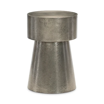 Bernhardt Linea Metal Round Chairside Table