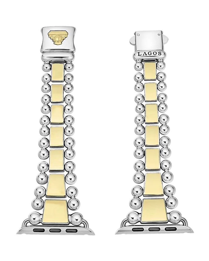 Smart Caviar Stainless Steel 18K Gold Apple™ Watch Bracelet