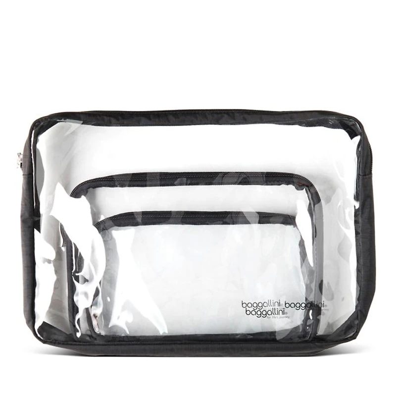 Clear Travel Pouch Set
