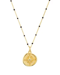 North Star Pendant Necklace in 18K Gold-Plated Sterling Silver, 16"-18"