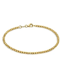 14K Yellow Gold Beaded Bracelet
