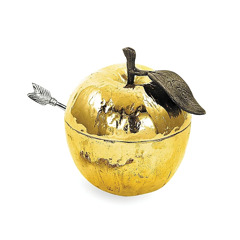 Michael Aram Apple Honey Pot with Spoon