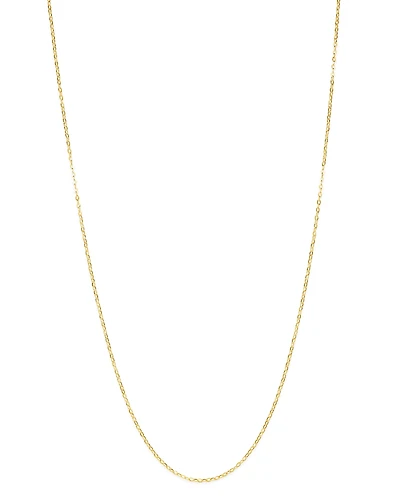 Bloomingdale's Fine Collection Flat Rolo Link Chain Necklace