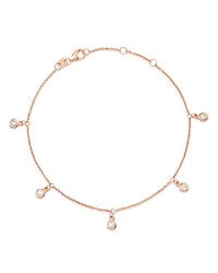 Bloomingdale's Fine Collection Diamond Bezel Droplet Bracelet