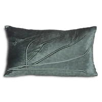 Aviva Stanoff Leapard Paradise Cinder Signature Velvet Collection Pillow, 12 x 20