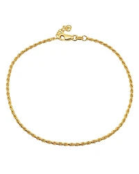 Aqua Rope Chain Ankle Bracelet - Exclusive