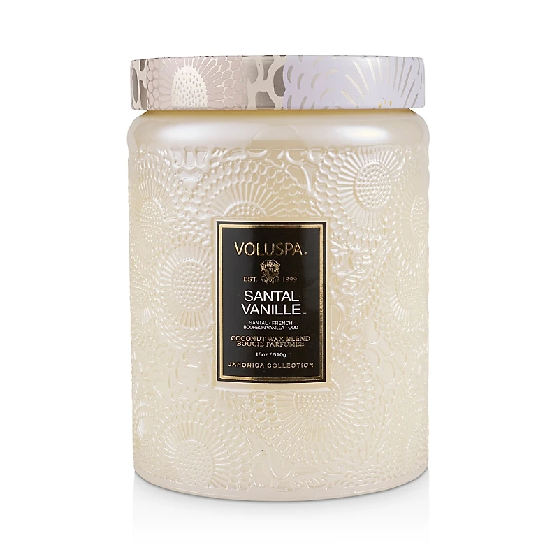 Voluspa Santal Vanille Large Jar Candle, 18 oz.