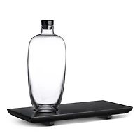Malt Whiskey Tall Bottle & Wooden Tray