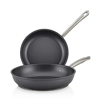 Anolon Accolade Hard-Anodized Precision Forge Skillet Twin Pack