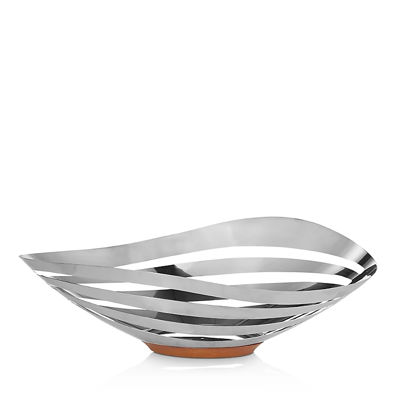 Nambe Pulse Fruit Bowl