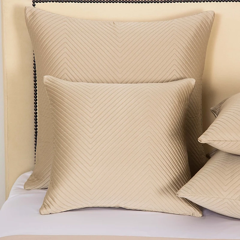 Frette Lux Herringbone Euro Sham