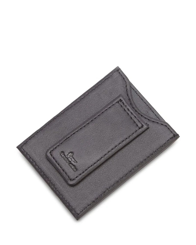 Magnetic Money Clip Leather Wallet