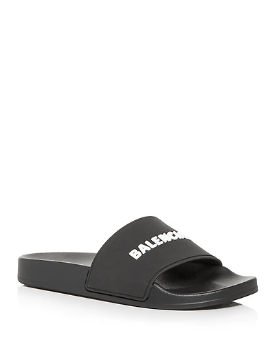Balenciaga Women's Logo Slide Sandals