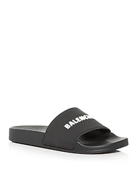Balenciaga Women's Logo Slide Sandals