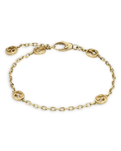 18K Yellow Gold Interlocking G Link Bracelet