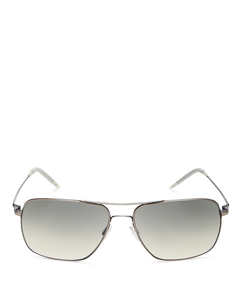 Oliver Peoples Clifton Brow Bar Square Sunglasses, 58mm