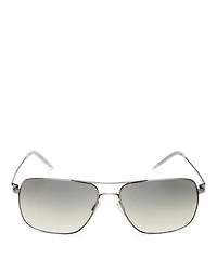 Oliver Peoples Clifton Brow Bar Square Sunglasses, 58mm