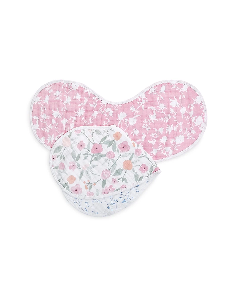 Aden and Anais 2 Pk. Classic Printed Burpy Bibs