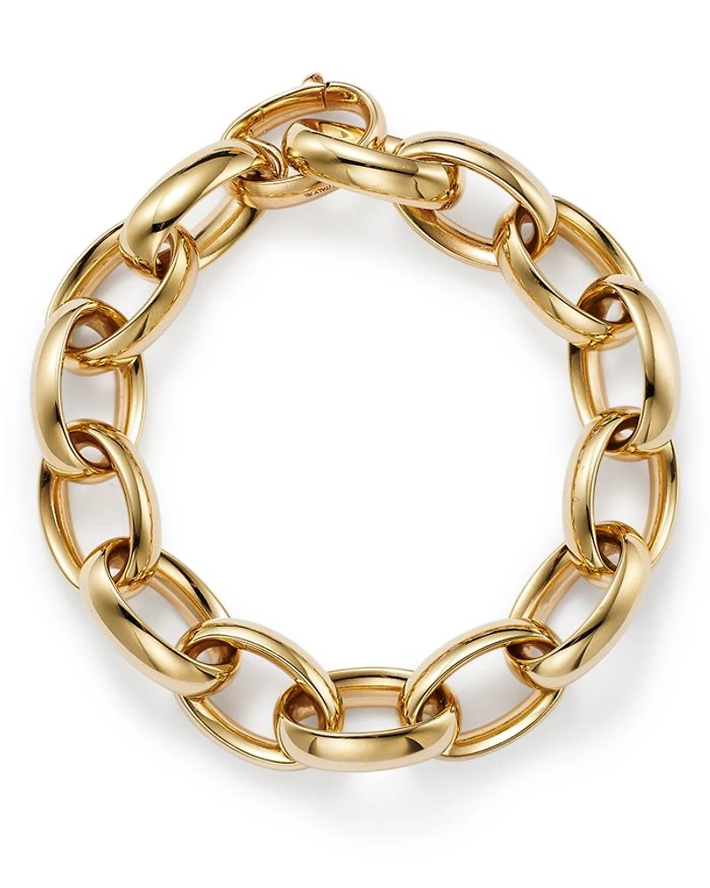 14K Yellow Gold Chain Link Bracelet - Exclusive