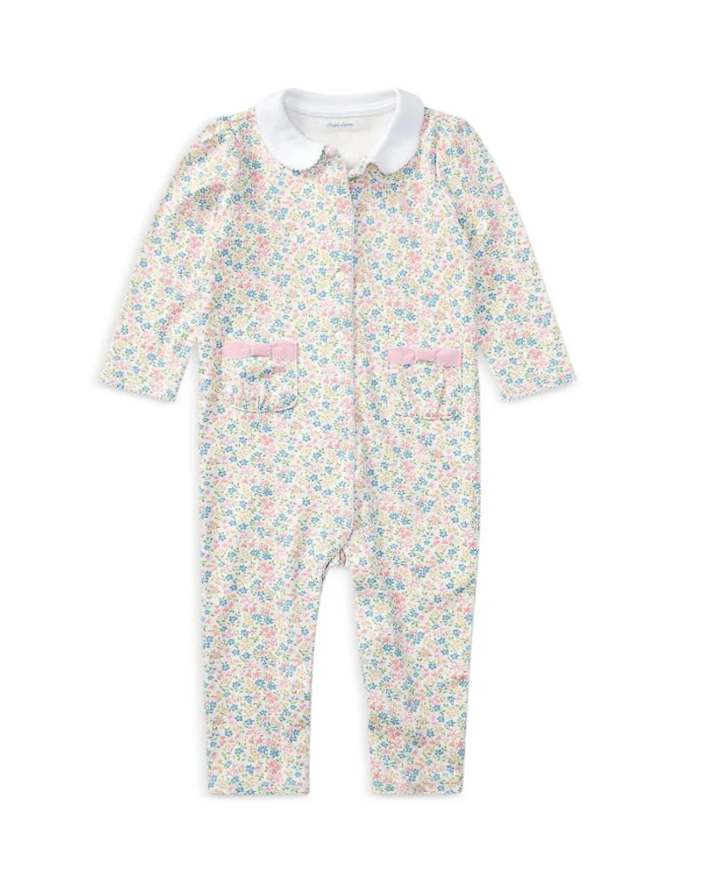 Girls' Floral Coverall - Baby