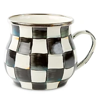 Courtly Check Enamel Mug
