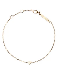 Zoe Chicco 14K Yellow Gold Itty Bitty Heart Bracelet