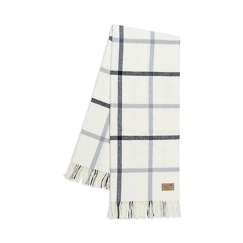 Lands Downunder Plaid Cotton Blend Throw
