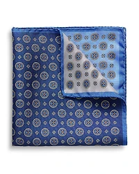 Eton Four Medallion Silk Pocket Square