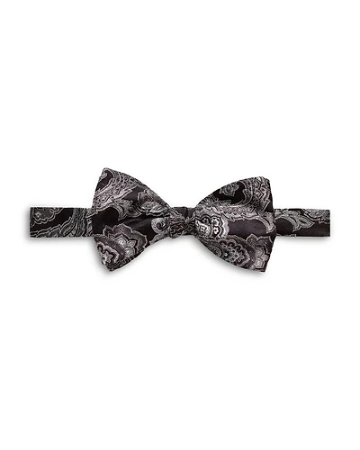 Paisley Silk Pre-Tied Bow Tie