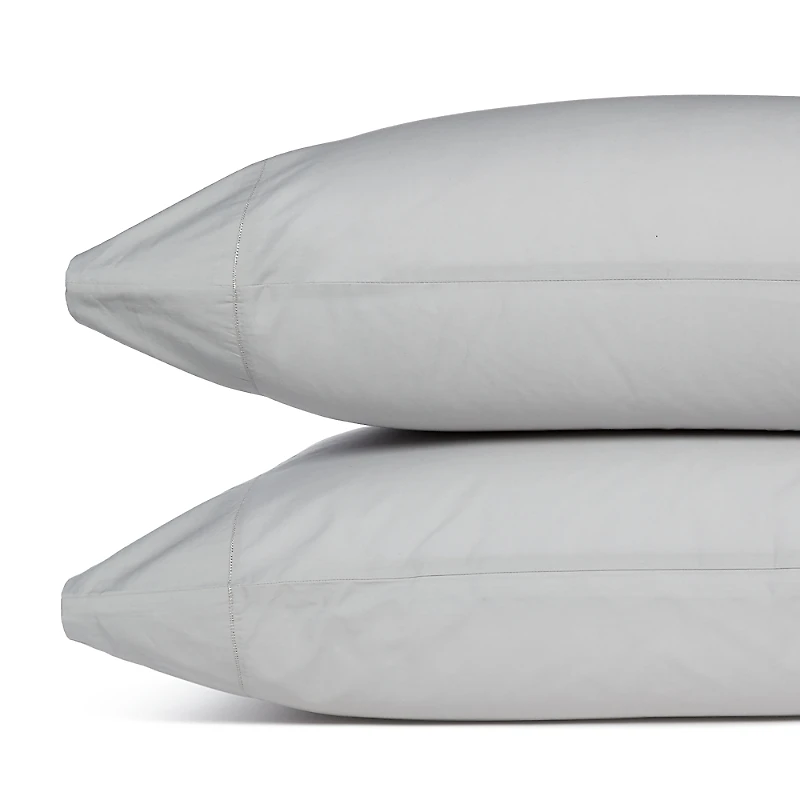 Sky Percale Standard Pillowcase, Pair