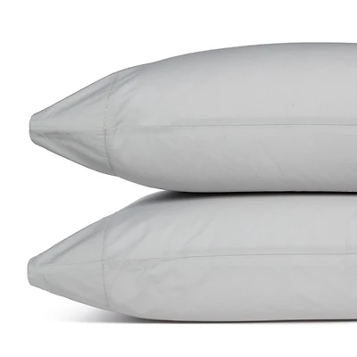 Sky Percale Standard Pillowcase, Pair